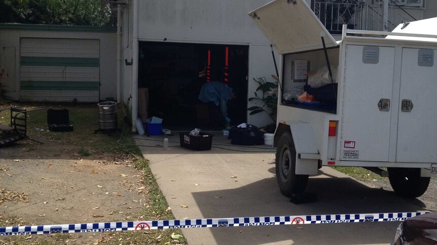 Police search house for drug clues