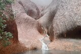 Waterfall at Uluru
