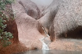 Waterfall at Uluru