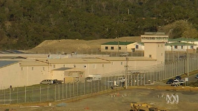 Hobart's Risdon prison will stay in lock down for the rest of the day.