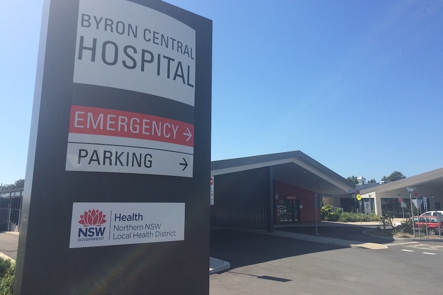 An external view of the Byron Central Hospital.