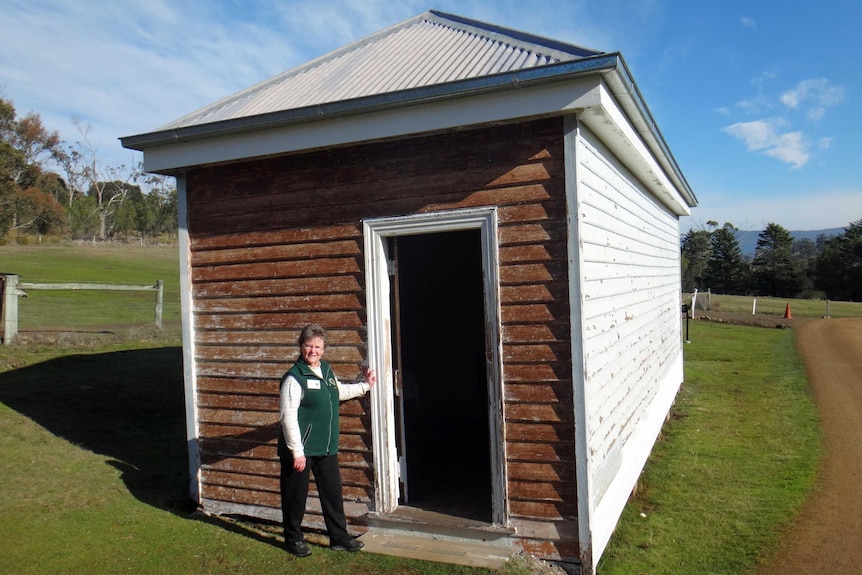 Kathy Duncan at the Bruny Island Quarantine Station