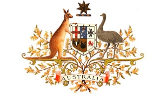 The Coat of Arms of Australia (Wikimedia Commons: National Archives of Australia)