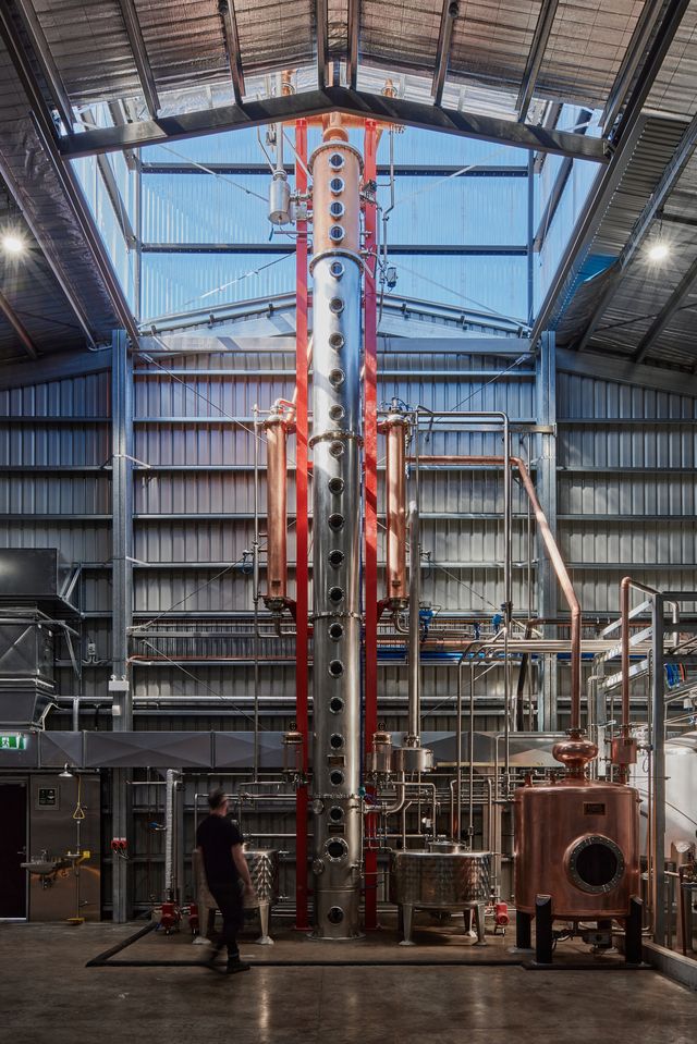 The still at Greenbanks Distillery