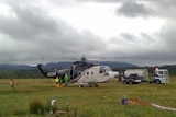 The airlift of stranded campers is continuing at Tidal River.