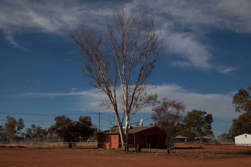 A building in the remote Aboriginal communtiy of Tjukurla, WA.