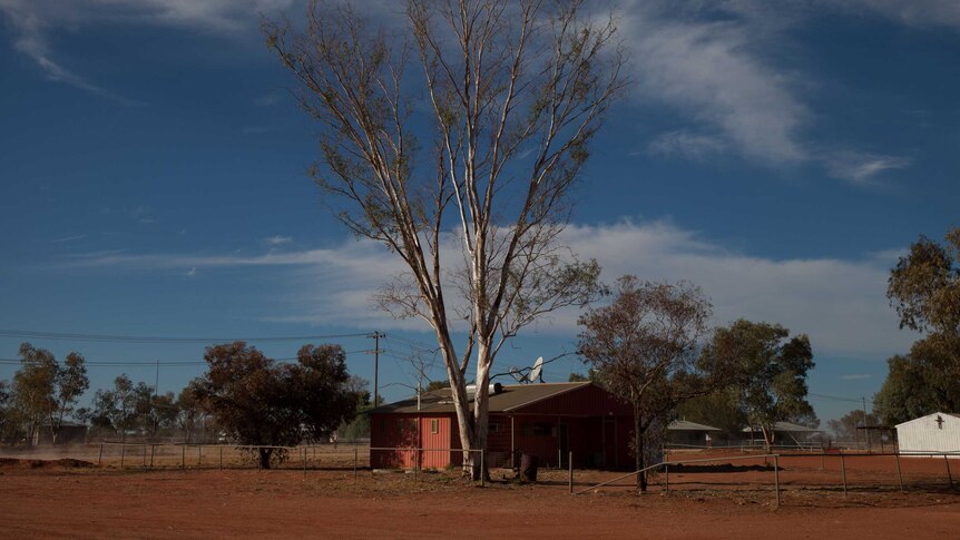A building in the remote Aboriginal community of Tjukurla, WA.