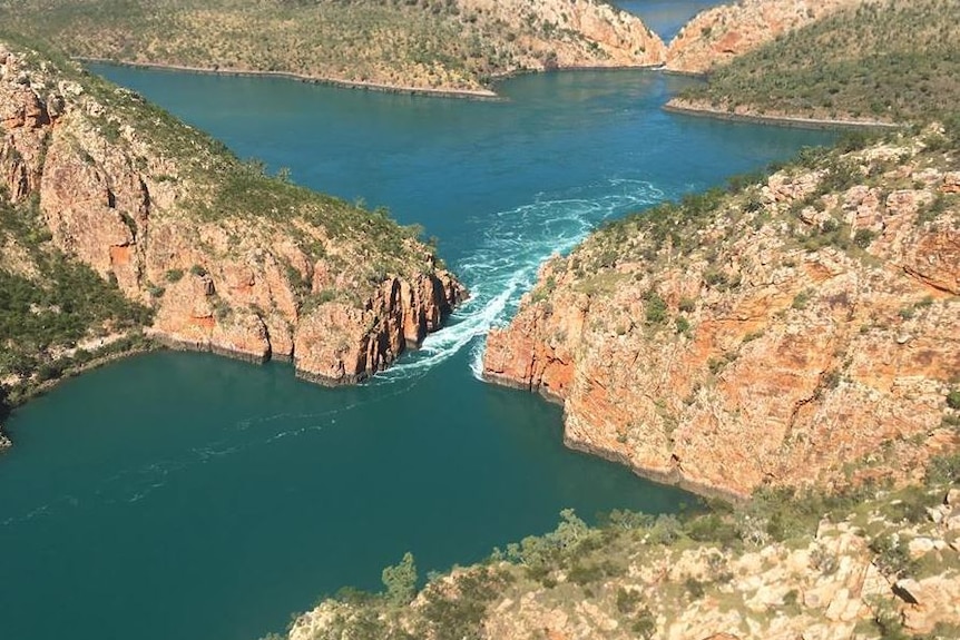 Horizontal Falls in the Kimberley.