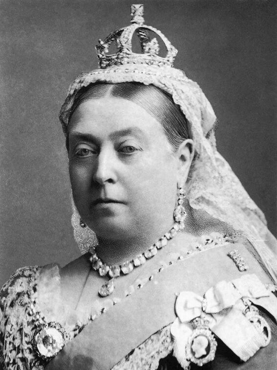 Queen Victoria photographed by Alexander Bassano, 1882.