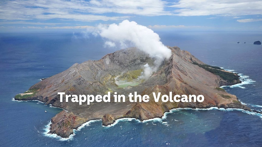 Volcano from a birds eye view