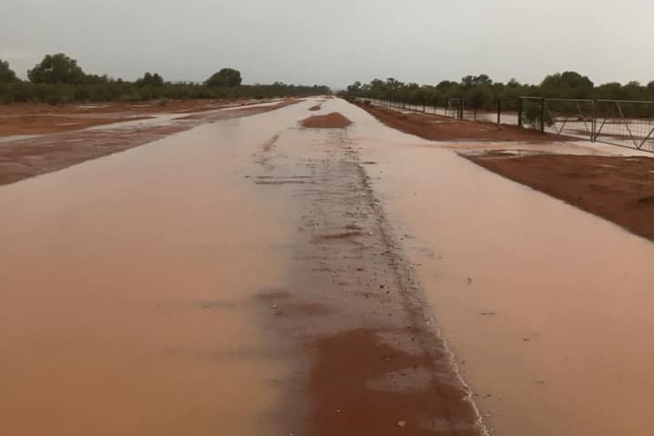 Rain in western NSW