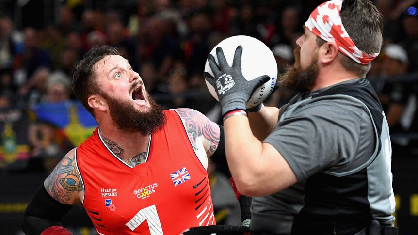 Great Britain takes on Canada in Invictus Games wheelchair basketball