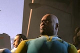 The characters from controversial video game Left 4 Dead 2, which was modified when released in Australia to fit the MA15+ rating.