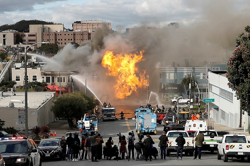 Explosion in San Francisco
