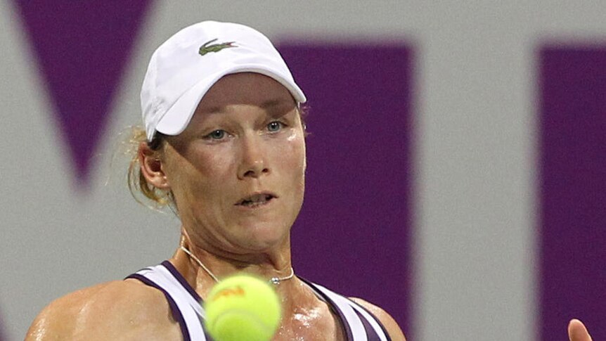 Sam Stosur... looking to take advantage of the conditions (file photo).