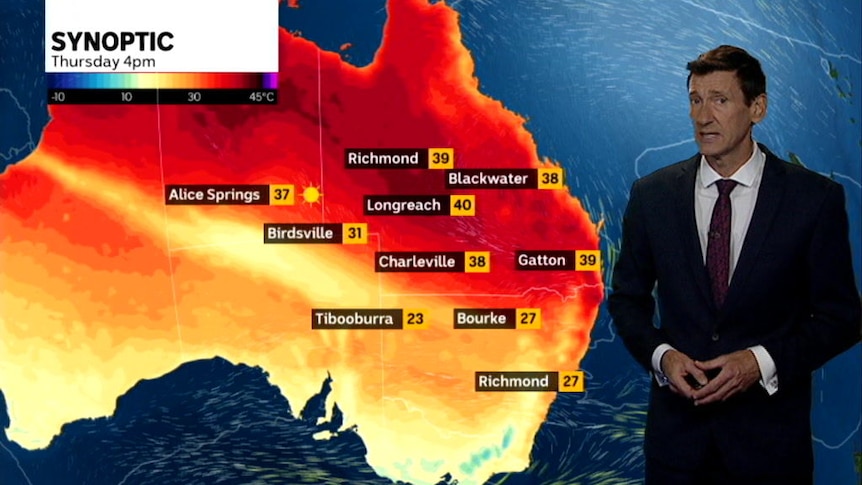 The spring heat continues to build in Queensland and northern NSW