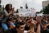 Students protest in Cyprus