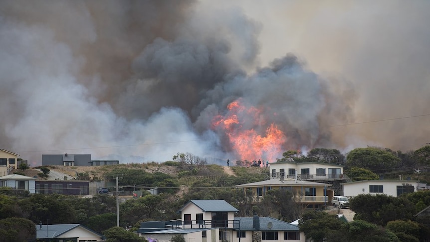 Back burning in Arthur River