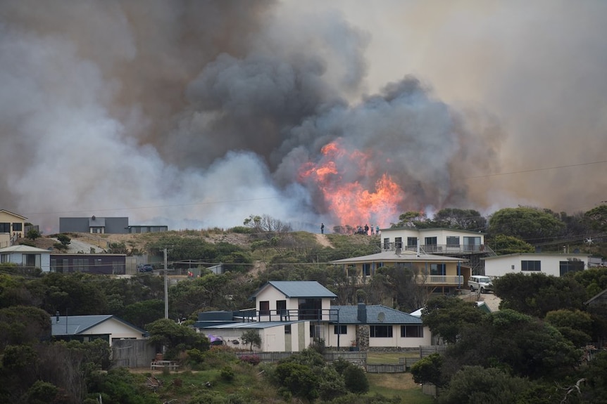 Back burning in Arthur River