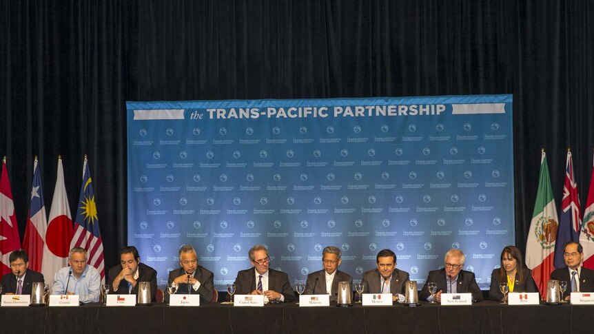 Trans-Pacific Partnership (TPP) Ministers hold a press conference