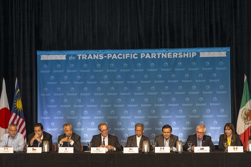Trans-Pacific Partnership (TPP) Ministers hold a press conference