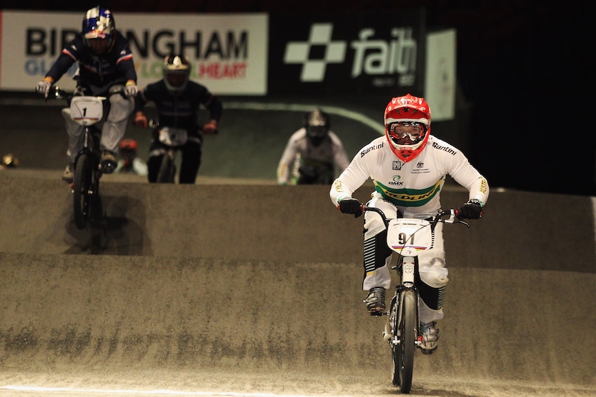 Out in front: Top-ranked Sam Willoughby will be the man to beat in the BMX.