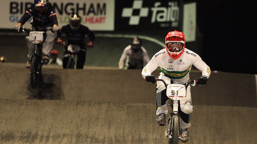 Out in front: Top-ranked Sam Willoughby will be the man to beat in the BMX.