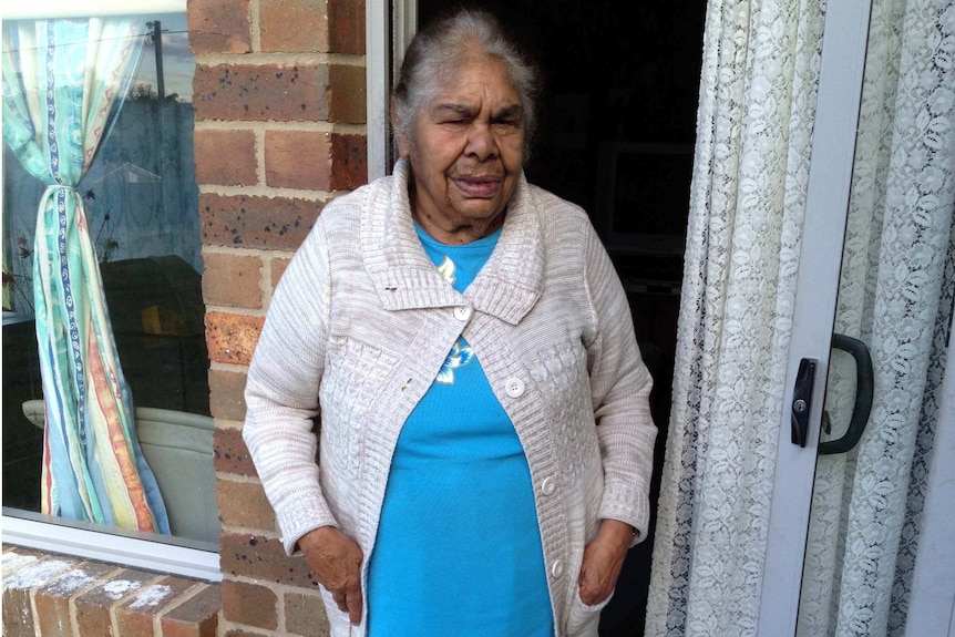 Auntie May O'Rourke talks to the ABC in Lake Tyers, Victoria on August 20, 2013