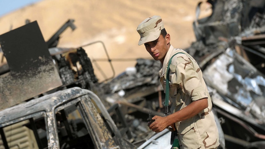 Egypt's army has been fighting an Islamist militant insurgency that has killed scores of police and soldiers.