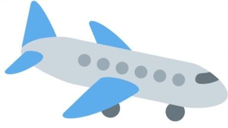 A cartoon plane approaches an airport runway with its nose angled towards the ground.