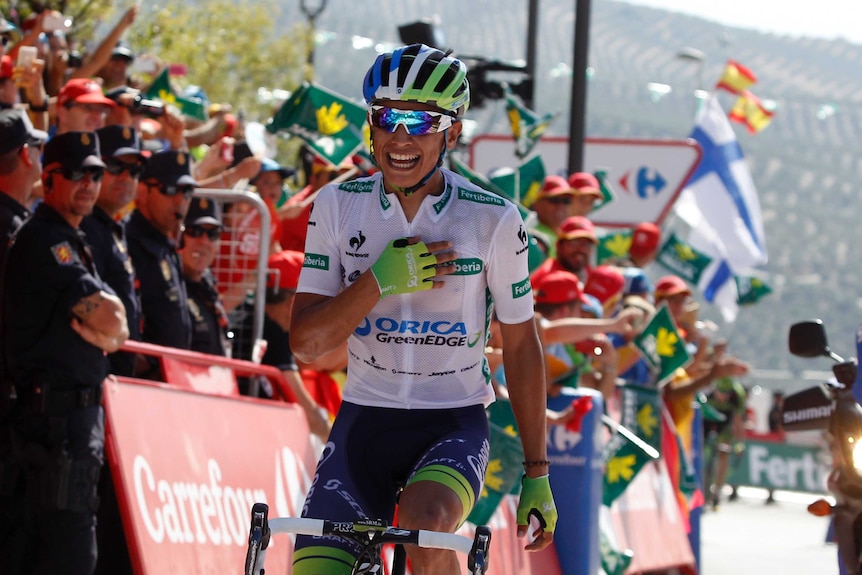 Esteban Chaves wins stage six of the Vuelta