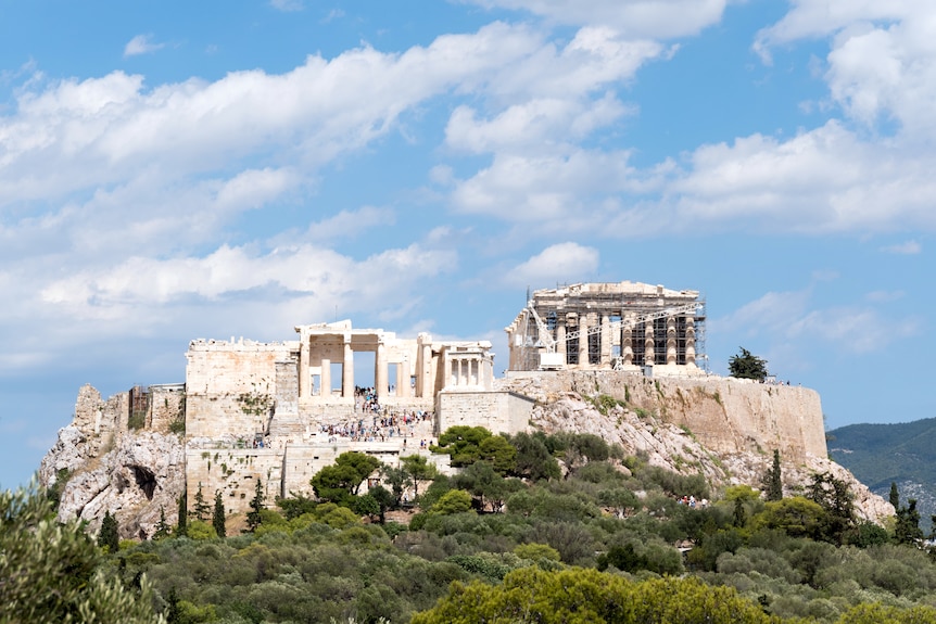 The Acropolis of Athens.