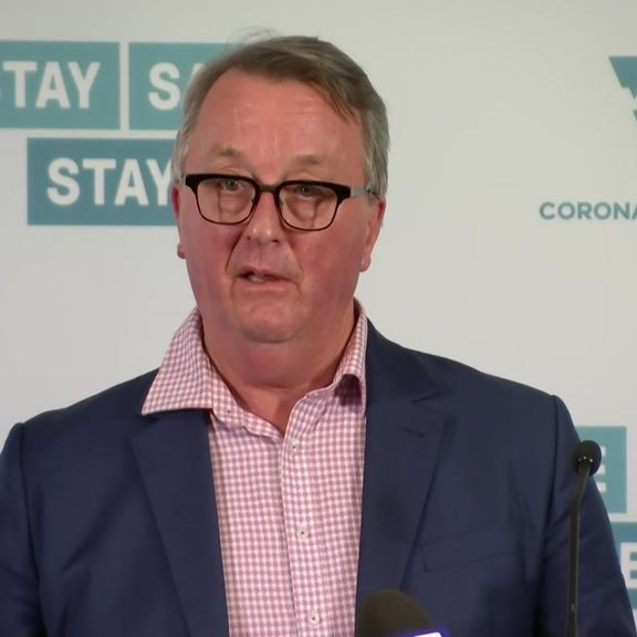 Victoria's Health Minister Martin Foley provides update on new positive COVID-19 case.