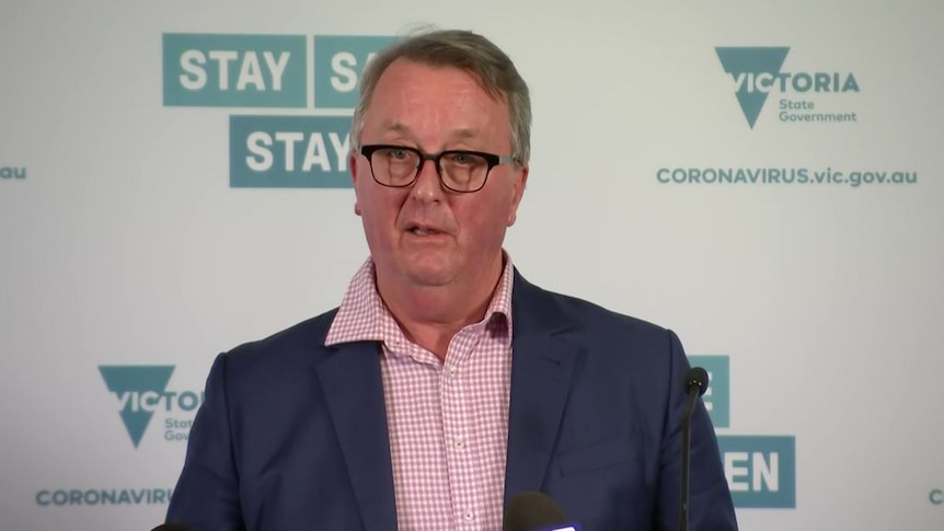 Victoria's Health Minister Martin Foley provides update on new positive COVID-19 case.