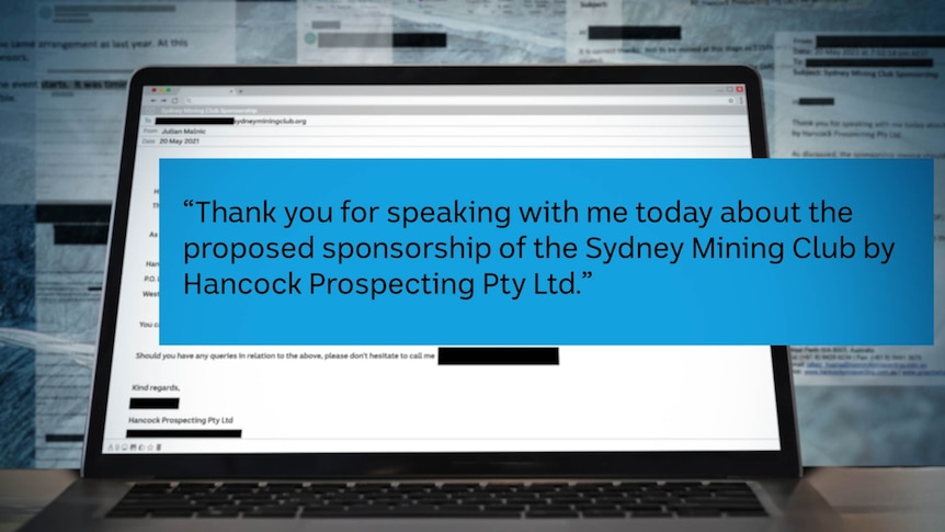 An email from Jabez Huang to Julian Malnic thanking him for speaking to him about a proposed sponsorship.