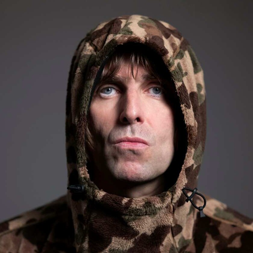 Photos of musicians Tim Rogers and Liam Gallagher