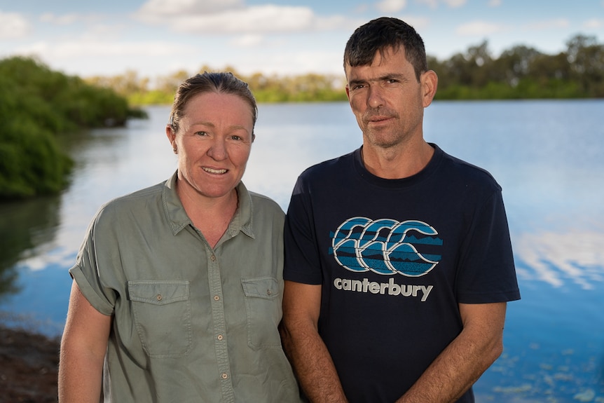 Rebecca and Sandy Van Dyk at Curlew Waters.