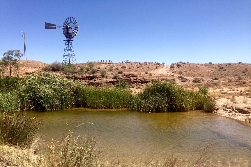 Sacred Aboriginal site in Flinders Ranges