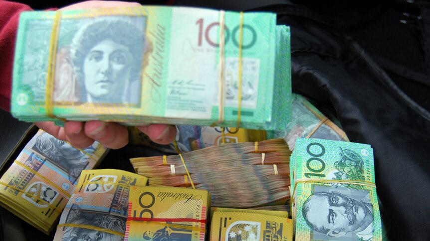 Cash from Sydney heroin bust