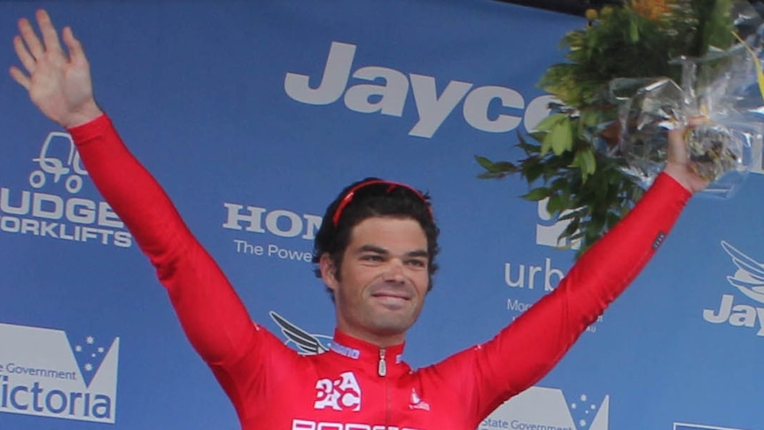 Rhys Pollock has won the first stage of the Sun Tour