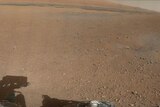 Panorama of the Gale Crater landing site on Mars taken by NASA's Curiosity rover.