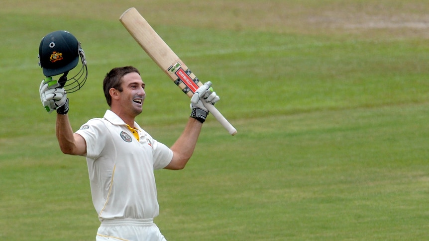 History-maker ... Marsh became the first Australian to score a Test century in Sri Lanka on debut.