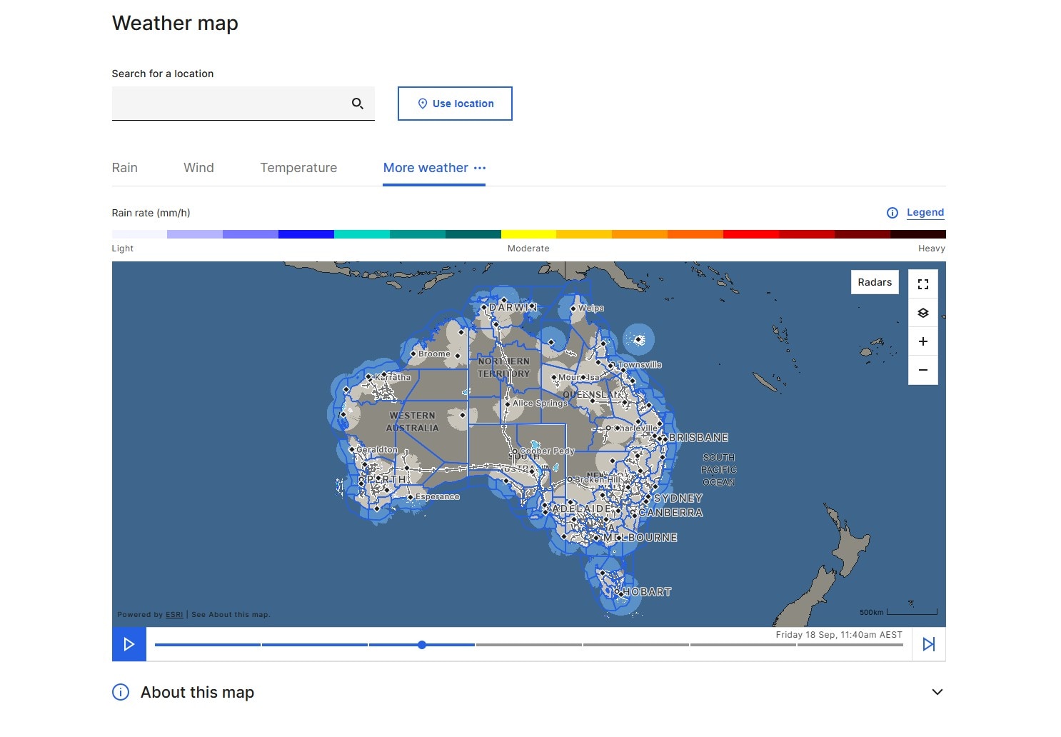 The BOM revamps rain radar on maligned new website