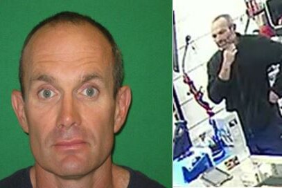 A mug shot and CCTV picture of Christopher William Empey.