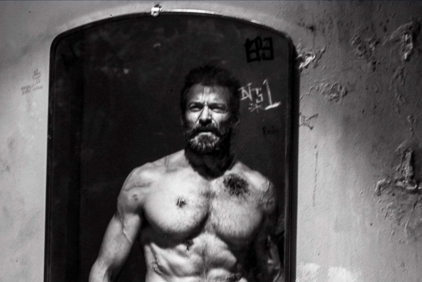 Hugh Jackman in a scene from Logan