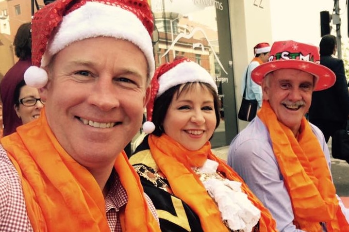 Will Hodgman, Sue Hickey and Jim Wilkinson