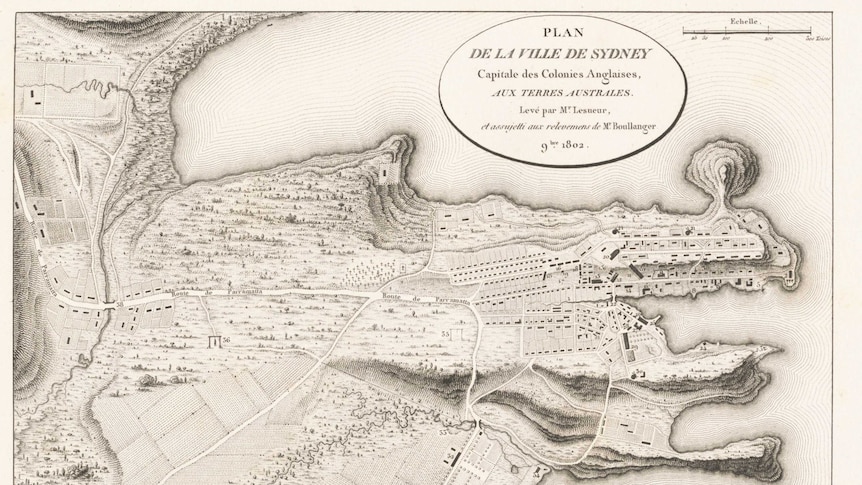 Plan of Sydney, Francois Peron (1775-1810)