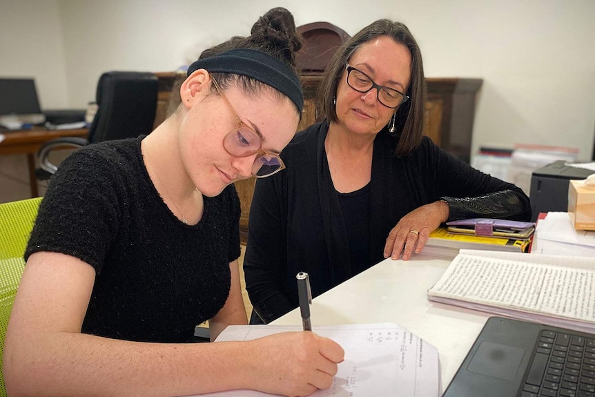 Griffith University's Dean of Education, Professor Donna Pendergast with her daughter Kyrra Wilks.