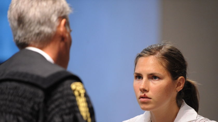 US student Amanda Knox