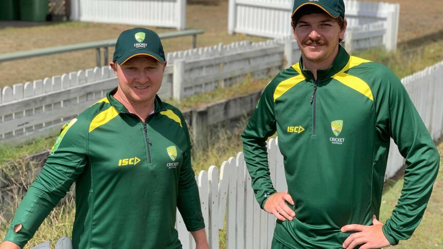 Nathan Dodd and Brendan Westlake, Australian Cricket Team for Players with Intellectual Disability